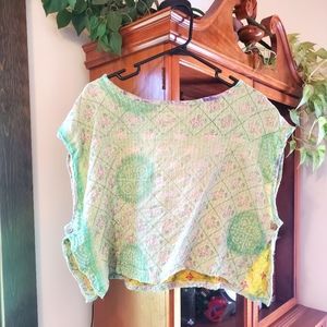 Kantha bae crop top